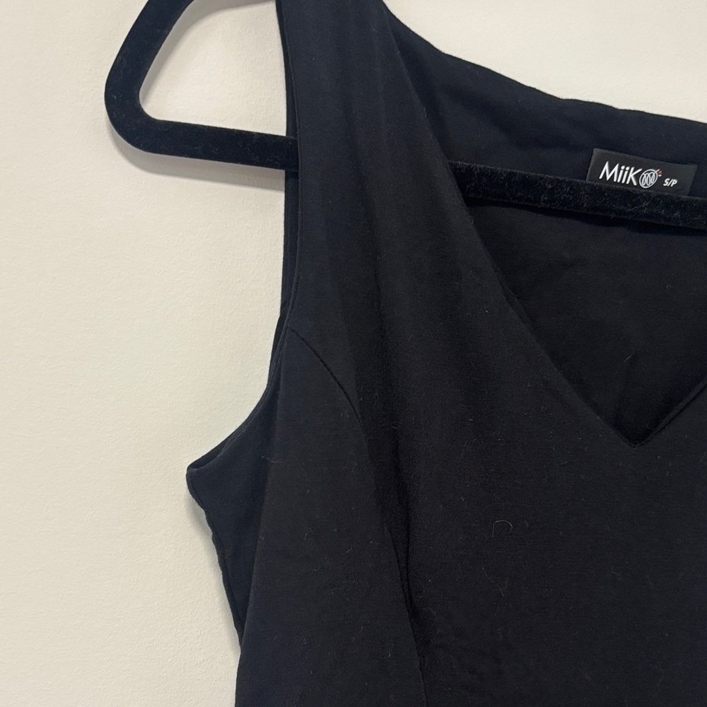 Miik Classic Black Mini Fit and Flare Dress - Picture 4 of 7